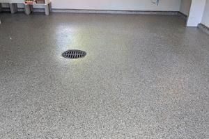Floor Coated in Lennox Flakes